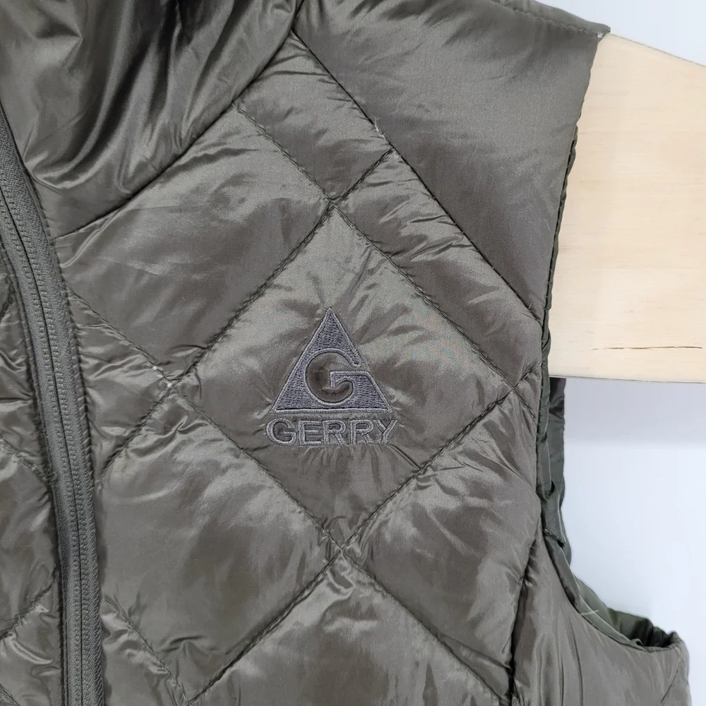 Gerry Womens Small Quilted Duck Down Vest Hooded‎ Reversible - Picture 10 of 10